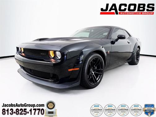 Pitch Black Clearcoat 2023 Dodge Challenger R/T Scat Pack Widebody