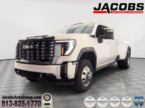 White Frost Tricoat 2024 GMC Sierra 3500 Denali