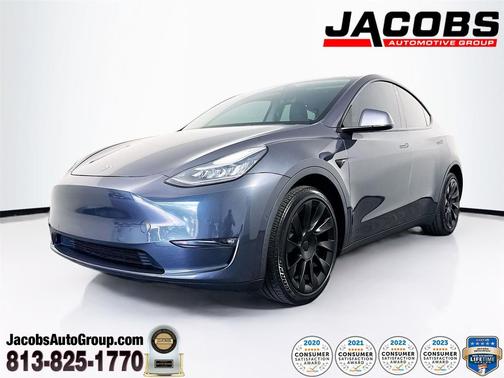 Midnight Silver Metallic 2021 Tesla Model Y Long Range Dual Motor All-Wheel Drive