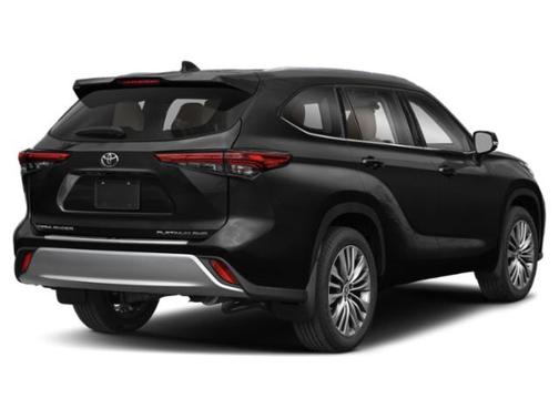 Midnight Black Metallic 2021 Toyota Highlander Platinum