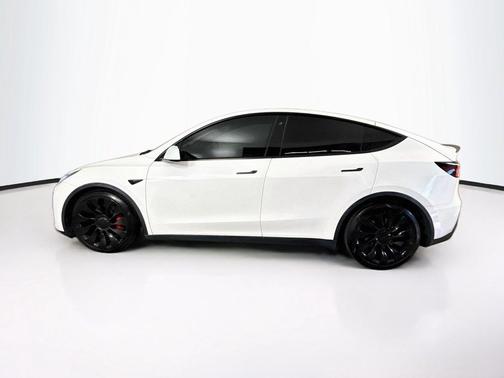 Pearl White Multi-Coat 2021 Tesla Model Y Performance Dual Motor All-Wheel Drive