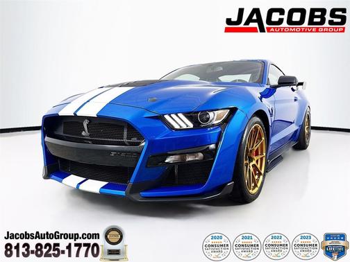 Velocity Blue Metallic 2020 Ford Shelby GT500 Base
