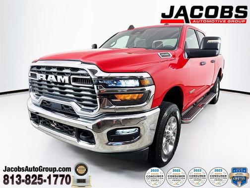 Flame Red Clearcoat 2026 RAM 2500 Big Horn Crew Cab 4x4 6'4' Box