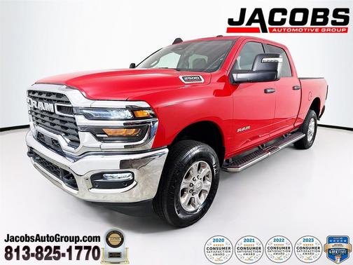 Flame Red Clearcoat 2026 RAM 2500 Big Horn Crew Cab 4x4 6'4' Box