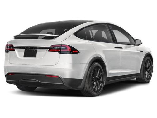Pearl White Multi-Coat 2024 Tesla Model X Plaid Tri Motor All-Wheel Drive
