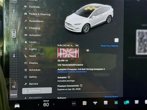 Pearl White Multi-Coat 2024 Tesla Model X Plaid Tri Motor All-Wheel Drive