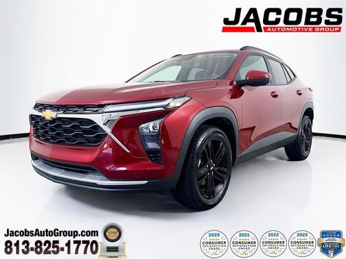 Crimson Metallic 2024 Chevrolet Trax LT