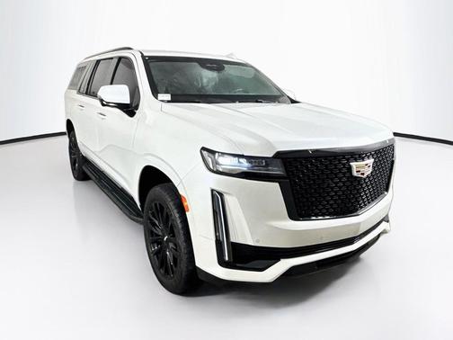 Crystal White Tricoat 2022 Cadillac Escalade ESV Luxury