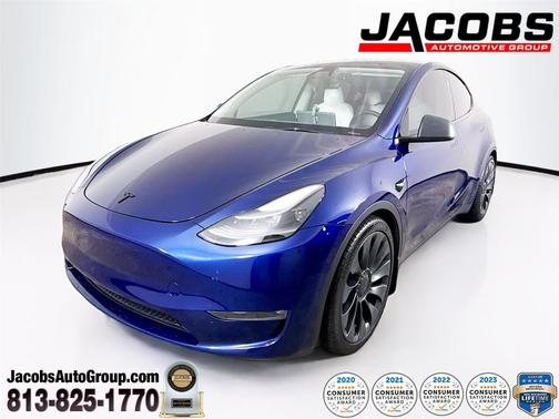 Deep Blue Metallic 2023 Tesla Model Y Performance Dual Motor All-Wheel Drive