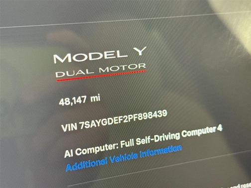 Deep Blue Metallic 2023 Tesla Model Y Performance Dual Motor All-Wheel Drive