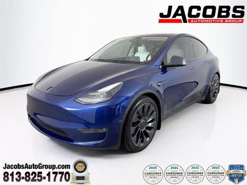 Deep Blue Metallic 2023 Tesla Model Y Performance Dual Motor All-Wheel Drive