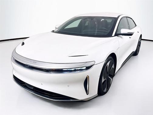 Stellar White Metallic 2023 Lucid Air Touring