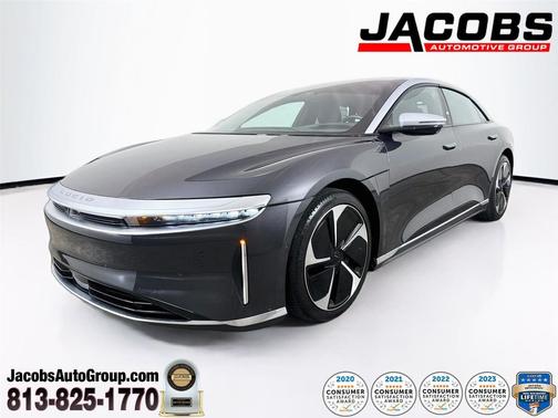 Quantum Gray Metallic 2023 Lucid Air Grand Touring