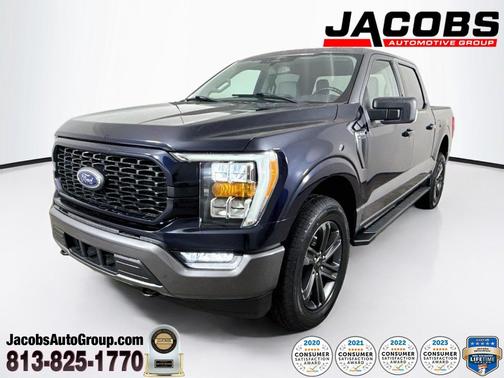 Antimatter Blue Metallic 2023 Ford F-150 XLT