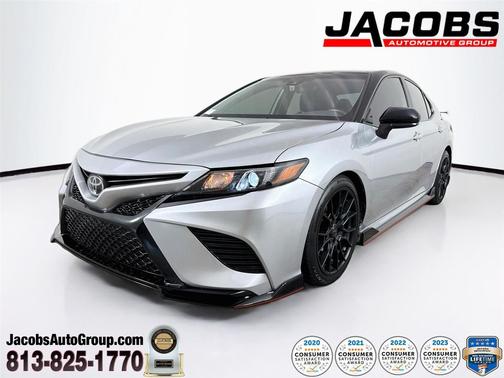Midnight Black Metallic 2020 Toyota Camry TRD