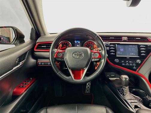 Midnight Black Metallic 2020 Toyota Camry TRD