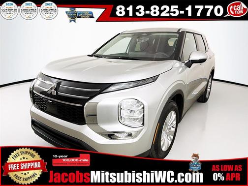 Alloy Silver Metallic 2026 Mitsubishi Outlander ES 1.5T 2WD