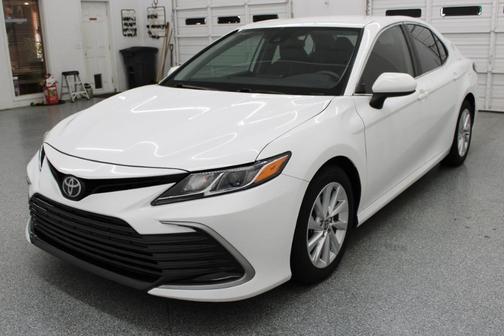 White 2021 Toyota Camry LE