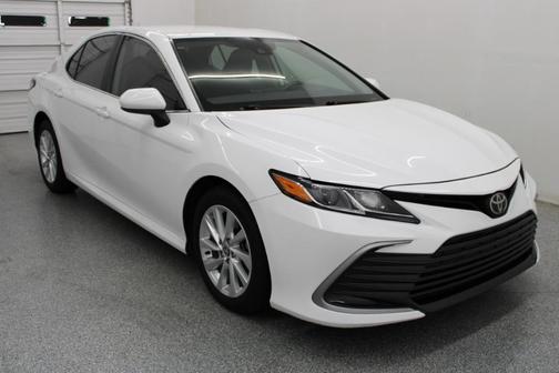 White 2021 Toyota Camry LE
