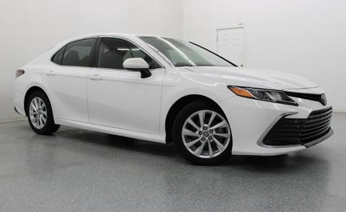 White 2021 Toyota Camry LE