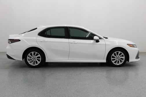 White 2021 Toyota Camry LE