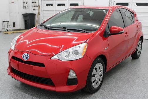 Red 2012 Toyota Prius c Three