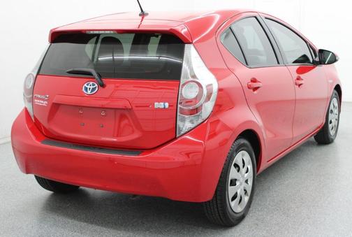 Red 2012 Toyota Prius c Three