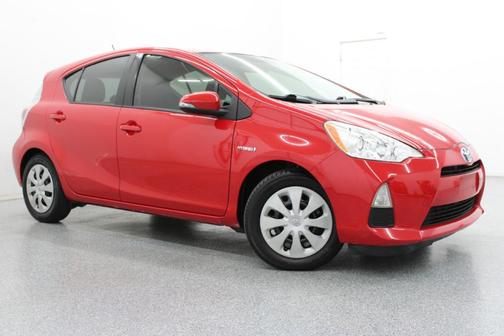 Red 2012 Toyota Prius c Three