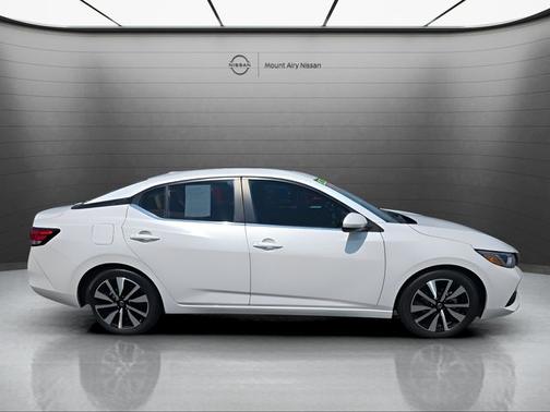 Aspen White 2023 Nissan Sentra SV
