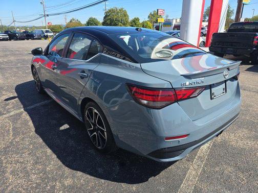 Atlantic Gray/Super Black 2025 Nissan Sentra SR