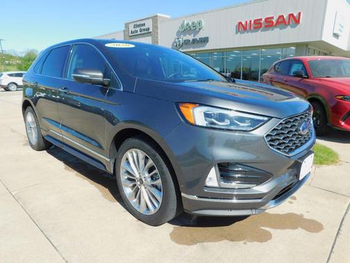 Magnetic Metallic 2020 Ford Edge Titanium