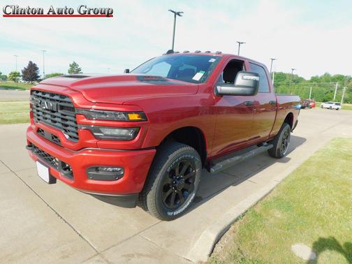 Molten Red Pearlcoat 2026 RAM 2500 Black Express Crew Cab 4x4 6'4' Box