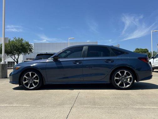 Blue Lagoon Pearl 2025 Honda Civic Hybrid Sport Touring