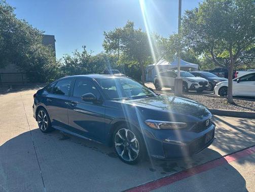 Blue Lagoon Pearl 2025 Honda Civic Hybrid Sport Touring