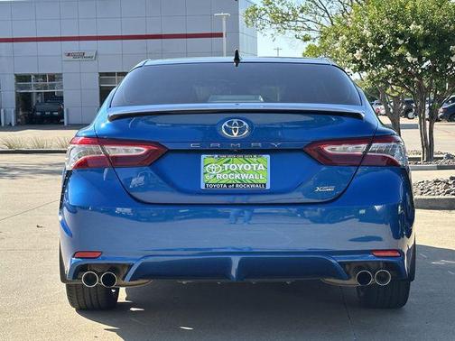 Blue Streak/Midnight Black Metallic 2019 Toyota Camry XSE