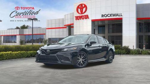 Midnight Black Metallic 2023 Toyota Camry SE
