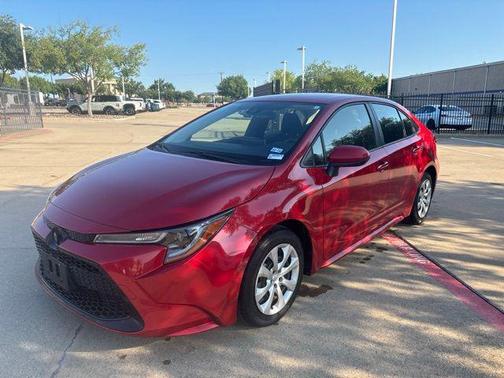 Barcelona Red Metallic 2020 Toyota Corolla LE