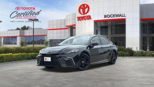 Midnight Black Metallic 2025 Toyota Camry SE