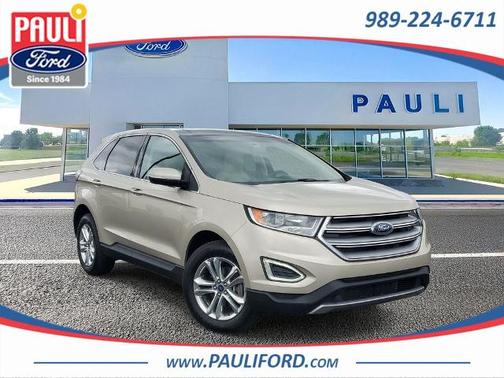 OR BLANC METALLISE 2018 Ford Edge SEL