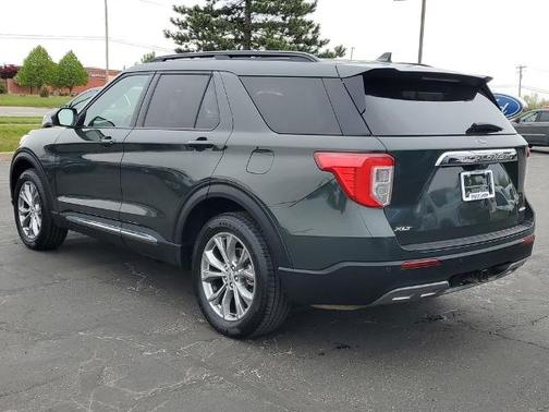 FORGED GREEN METALLIC 2023 Ford Explorer XLT
