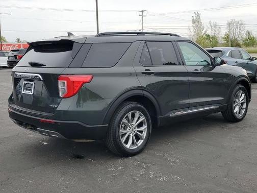 FORGED GREEN METALLIC 2023 Ford Explorer XLT