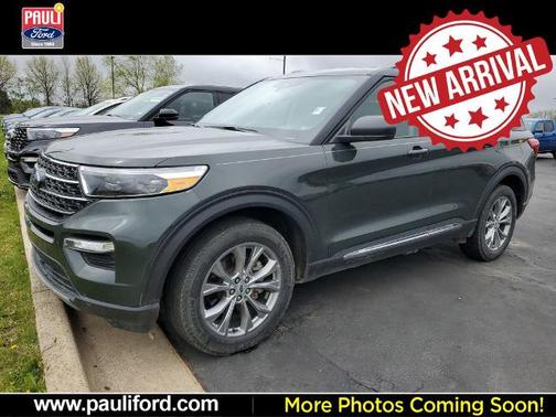 FORGED GREEN METALLIC 2023 Ford Explorer XLT