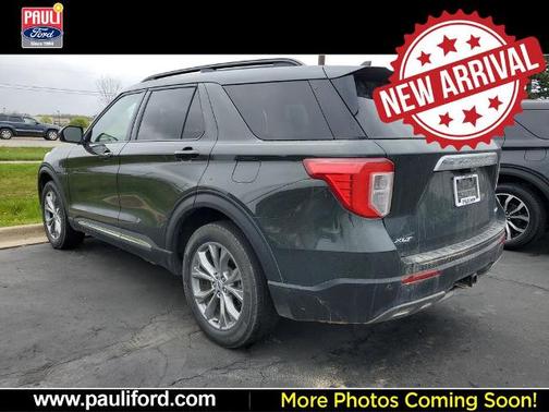 FORGED GREEN METALLIC 2023 Ford Explorer XLT