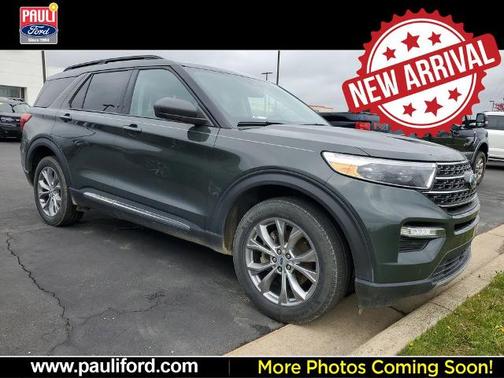 FORGED GREEN METALLIC 2023 Ford Explorer XLT