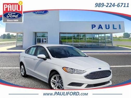 OXFORD WHITE 2018 Ford Fusion SE