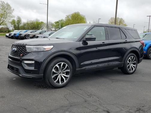 AGATE BLACK METALLIC 2021 Ford Explorer ST