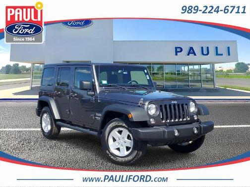 Granite Crystal Clearcoat Metallic 2017 Jeep Wrangler Unlimited SPORT