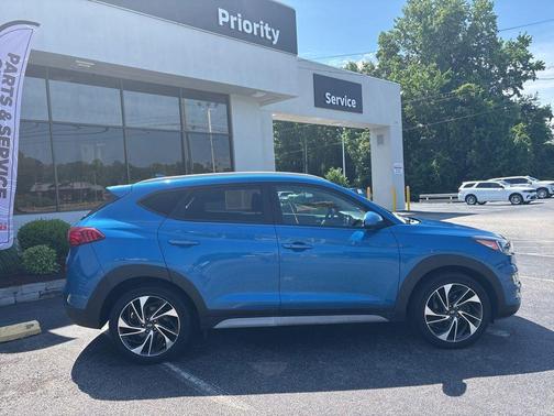 Aqua Blue 2020 Hyundai TUCSON Sport