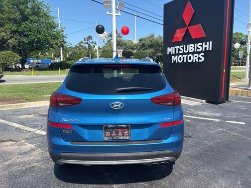 Aqua Blue 2020 Hyundai TUCSON Sport