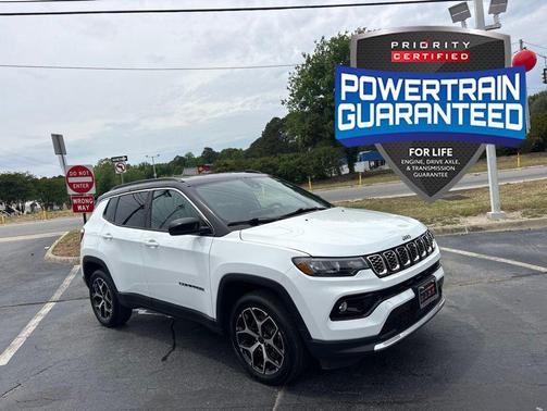Bright White Clearcoat 2025 Jeep Compass Limited